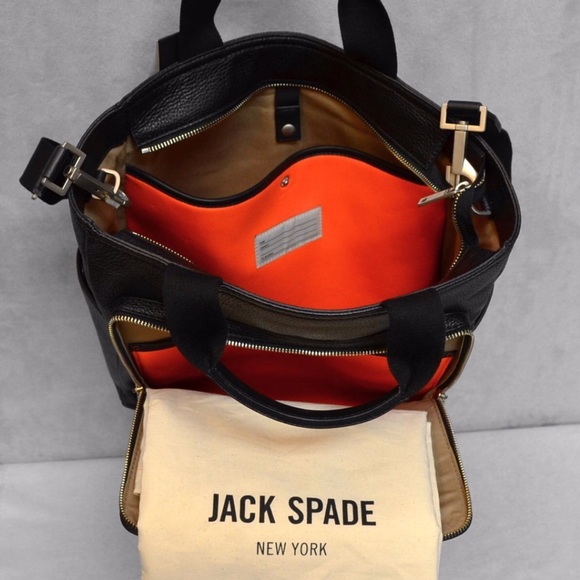 Jack Spade Leather Carry All Bag - Picture 3 of 7